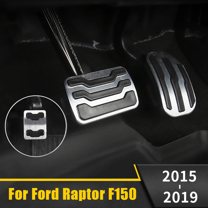 Накладка на педаль тормоза из алюминиевого сплава для Ford F150 F 150 Raptor 2015 2016 2017 2018 2019