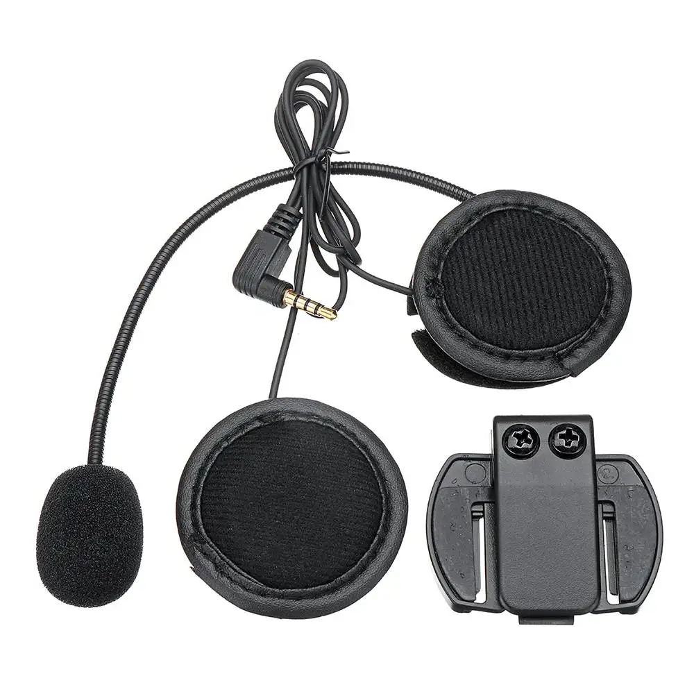 V6/V4 bluetooth для внутренней связи в мотоциклетном шлеме домофон гарнитура наушники черный