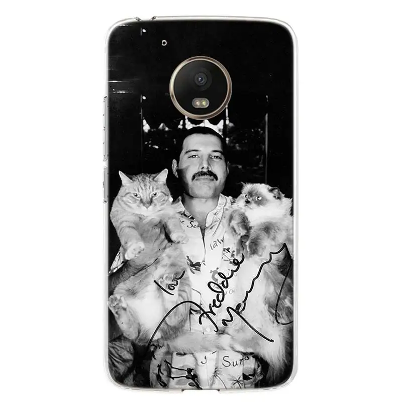 TW183-8 Чехол для телефона queen Freddie Mercury King для Motorola Moto G7 G6 G5S G5 E4 Plus G4 E5 Play power, Европейский подарок, чехол с рисунком - Цвет: TW183-8