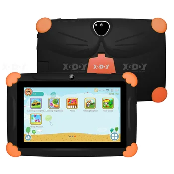 

Kids Tablet for Children French Android Touch 7inch HD Pad with Silicone Case USB charge Quad Core 1GB 16GB