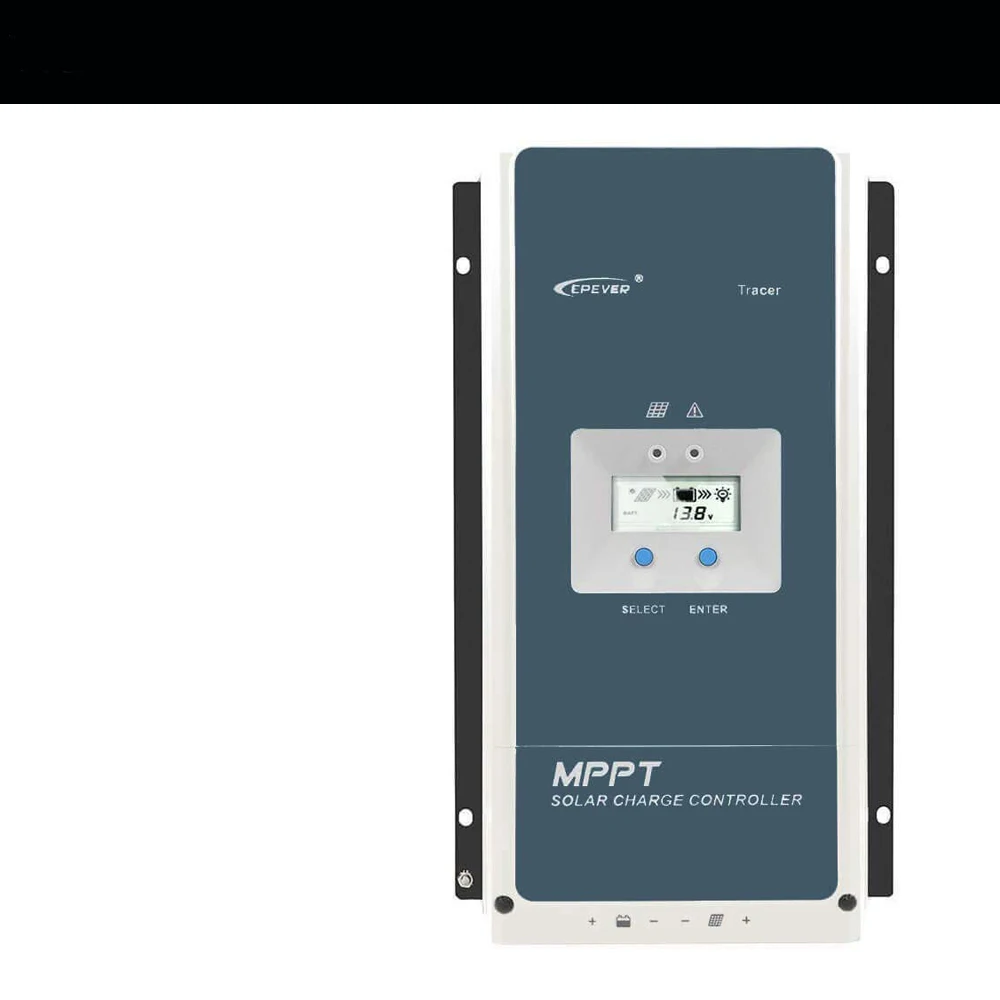 Epever 50A 60A 80A 100A MPPT Солнечный Контроллер заряда 12 в 24 в 36 в 48 в авто подсветка ЖК Солнечный регулятор Поддержка wifi MT50 пульт дистанционного управления - Цвет: only controller