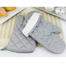 2 шт средние 14,5 ''x 6,5'' хлопчатобумажные Прихватки для духовки термостойкие перчатки Аксессуары для приготовления пищи барбекю перчатки для микроволновой печи перчатка для выпечки