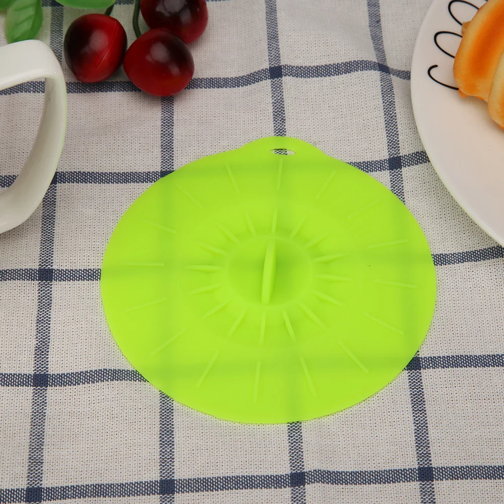 Silicone Cup Lid Silicone Cup Lid Anti-Dust Bowl Cover Cup Seals Lids Drinking Lid FDA Silicone Heat Resistant Sealed Cover Drinkware Home
