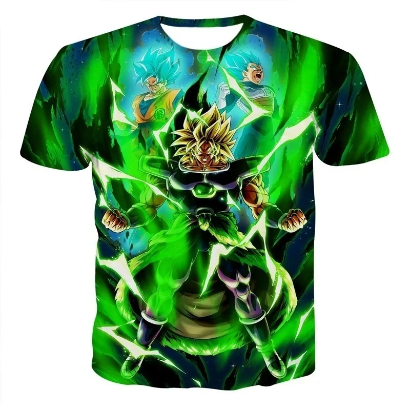 

Men/Women 3d Printed Dragon Ball Japanese Anime Fashion Short Sleeve Round Neck Tops t shirts