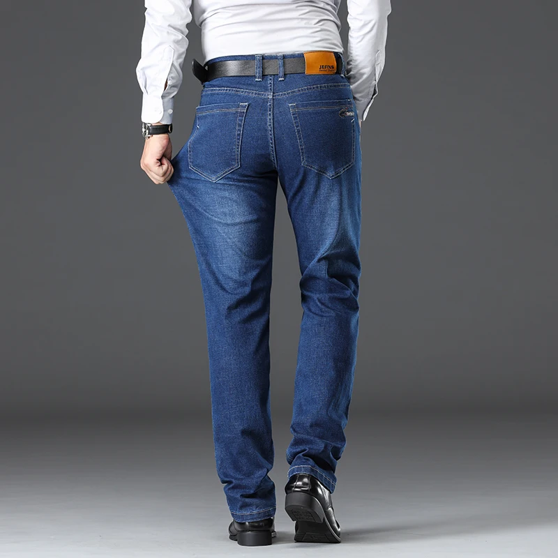 2020Autumn Winter New Fashion Business Casual Elastic Slim Pants Brand Trousers Plus Size 40 42 44 46