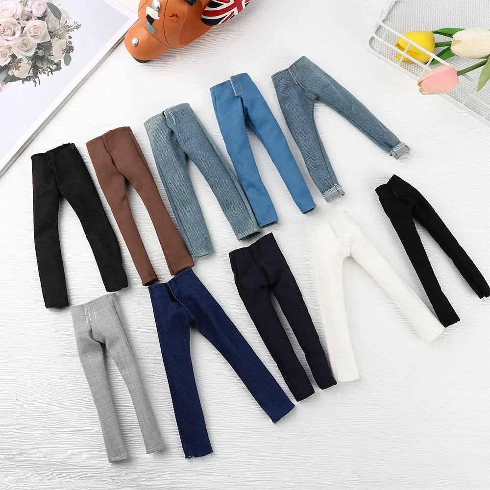 High Quality 1/6 Male Doll Clothes Jeans Pants For Ken Doll Trousers Boyfriend Ken Prince Male Doll Casual Wear Doll Accessories