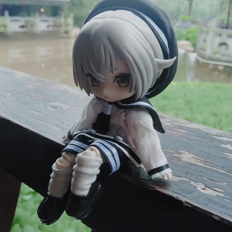 Ob11 Molly 1/12 BJD Красная Шапочка Повседневная Осенняя спортивная одежда для малышей аксессуары кукольная одежда костюм