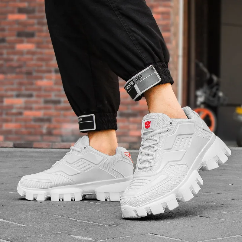 Кроссовки с мягкой подошвой повседневная обувь перфорацией Мужская Весенняя