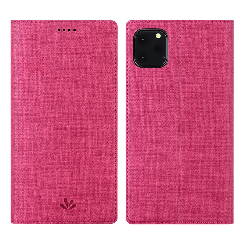 Старинная ткань, откидная крышка для iphone 11 Pro Max, чехол-бумажник с кармашком и подставкой для iphone 11 Pro Max 6,5 Дюймов - Цвет: red