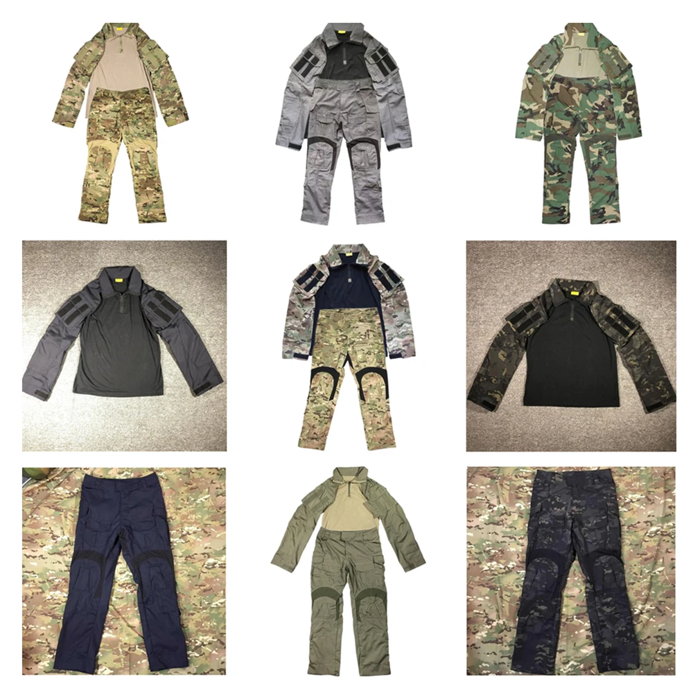 

FIRECLUB The third generation of Tactical Field Suit CS Uniform Long Sleeve Shirt Pants Airsoft Breathable Camouflage Clothing