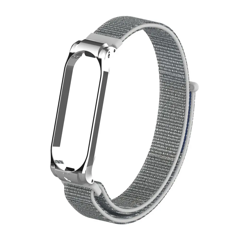 Спортивные часы, наручный ремешок для mi Band 3 4, ремешок из нейлона, сменный ремешок для Xiaomi mi Band 3, сменный разноцветный браслет