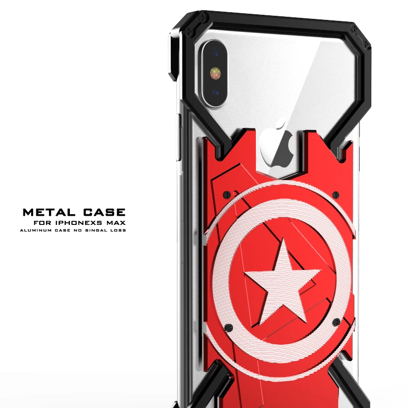 Алюминиевый армированный чехол Super Hero для iPhone 11 Pro XS Max XR X 8 7 6 6S Plus чехол-крышка для телефона с кольцом и Железным человеком-пауком