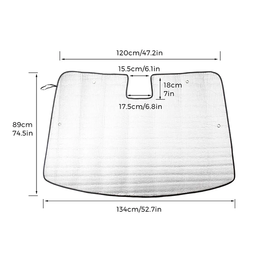 Для Tesla модель 3 тепловой щит лобовое стекло Солнцезащитный козырек крышка окна серебро солнцезащитный теплоизоляция предотвращает старение 8X