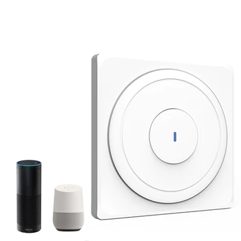 

1/2/3 Gang EU WiFi Switch with Physical Button Smart Home Automation Wall Light Switch Work with Alexa Google Home
