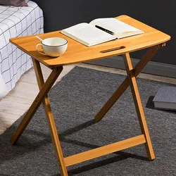 Table pliante multifonctionnelle en forme de C, Table d'appoint, bureau pour ordinateur portable 