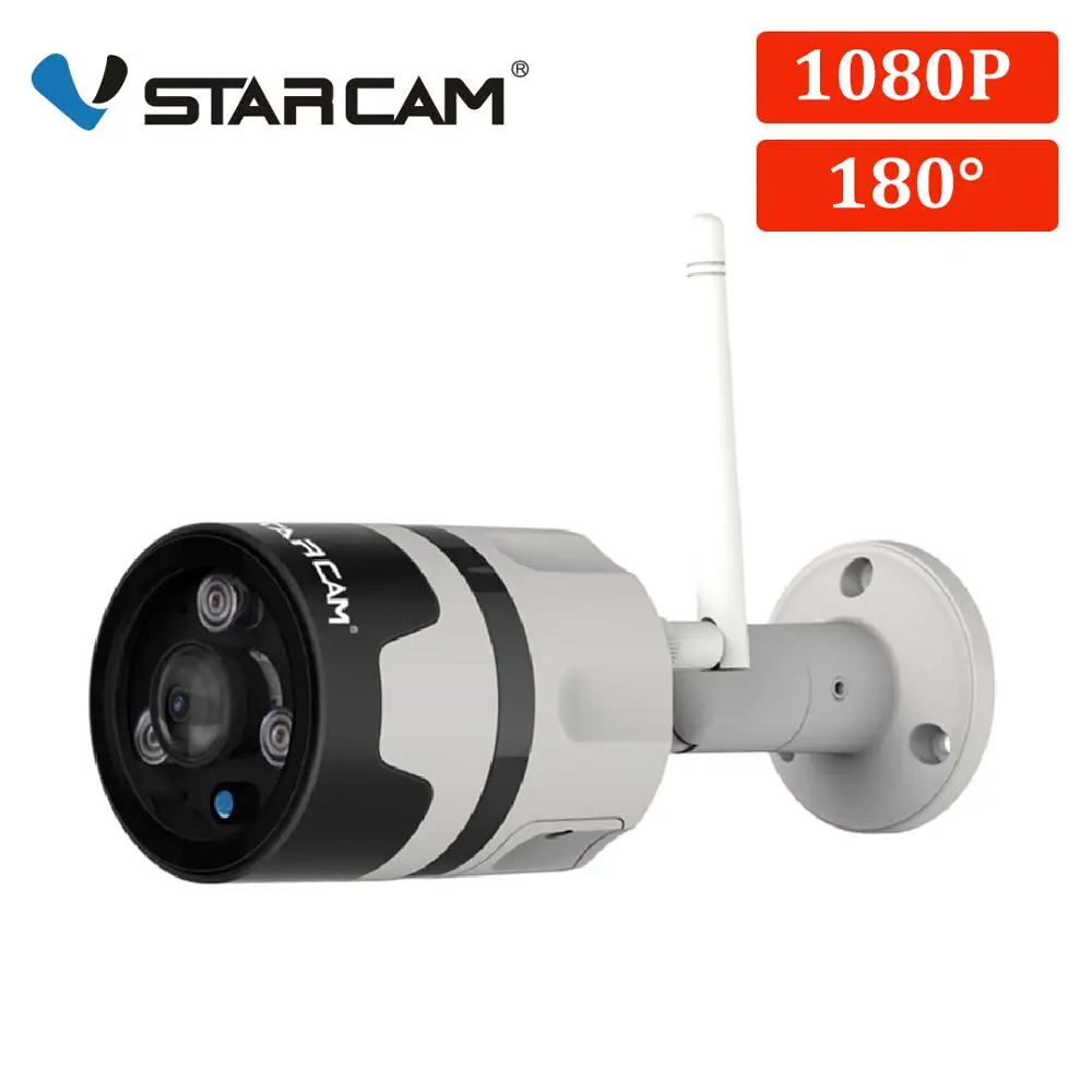 Vstarcam, 1080 P, ip-камера, уличная, Wifi, камера, IP66, водонепроницаемая, обнаружение движения, ночное видение, панорамная, цилиндрическая камера C63S