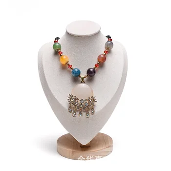 

Bamboo necklace display stand pendant jewelry stand jewelry model bust necklace shop window jewelry display CY51803
