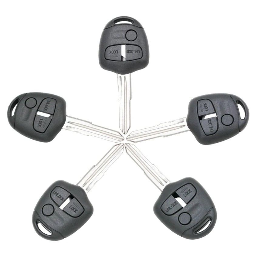 10 шт. xreplacy пульт дистанционного ключа оболочки для MITSUBISHI Pajero Triton LaneAr Evo 3 кнопки Правый Клинок