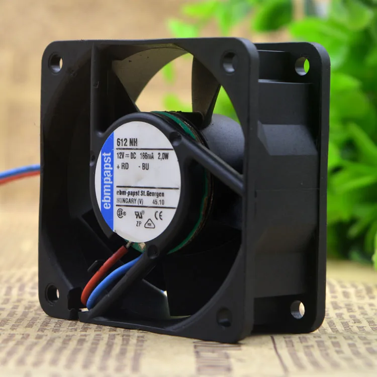 Новый 6 см 6025 12V 166MA 2 0 W TYP/612 NH защиты электродвигателя Вентилятор охлаждения |