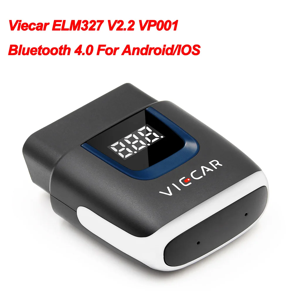 Viecar ELM 327 V2.2 считыватель кодов OBD2 Bluetooth 4,0 USB для Android/IOS сканер ELM327 OBD 2 OBD2 OBD II автомобильный диагностический автоматический инструмент - Цвет: VP001