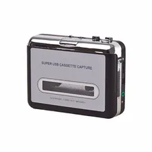 Cassette player USB Cassette to MP3 Converter Capture Audio Music Player Convert music For Microsoft For Windows Drop ship