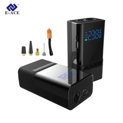 Gonfleur de pneus électrique sans fil, 150psi, compresseur d'air, éclairage LED, adapté pour voiture, vélo 