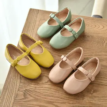 

Toddler Kids Baby Girls Shoes Cute Bow Single Princess Casual Shoes Princess Shoes Soft Leather Shoes Solid Flat Sneaker
