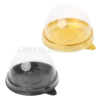 

50g Round Moon Cake Trays Mooncake Packaging Box Container Holder 50 Pcs Drop Shipping