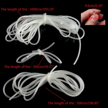 

1/5/10m Clear Aquarium Silicone Tube Air Pump Oxygen Tubing For Fish Tank 4/6mm Drop Ship