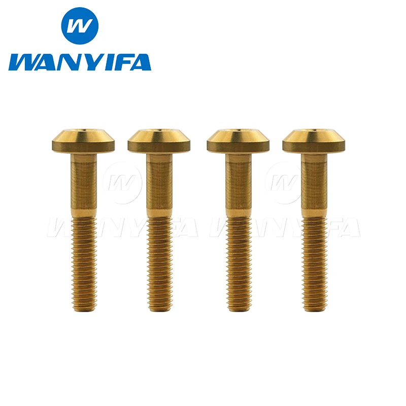 M8X40 gold M8x15 20 25 30 35 40 мм Титан/Ti двигатель тормозной ротор болт мотоцикл винт M8 для KAWASAKI велосипедные болты - Цвет: M8X40 gold