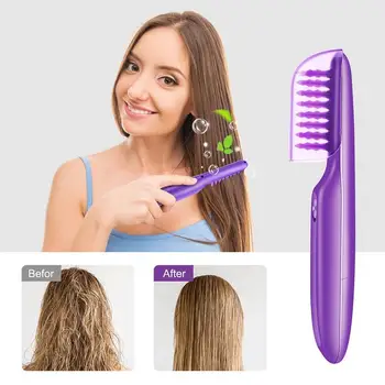 

New Electric Detangling Brush Hair Curly Detangle Brush Scalp Massage Comb Loosen Knots For Wet and Dry Hair Adults Kids Combs