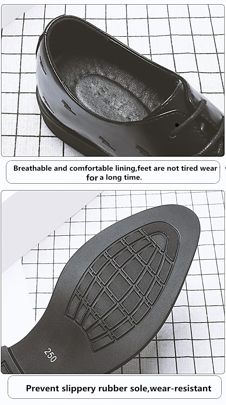 ZSAUAN; красивые мужские черные туфли; деловая Свадебная обувь; Новинка; модная повседневная обувь; Водонепроницаемая Обувь На Шнуровке