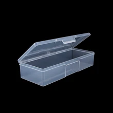 1 шт. прозрачный хранение для принадлежностей для дизайна ногтей, коробка, прямоугольный ногтей пунктирный рисунок шпильки кисти для макияжа контейнер Маникюр чехол для ногтей, для маникюра