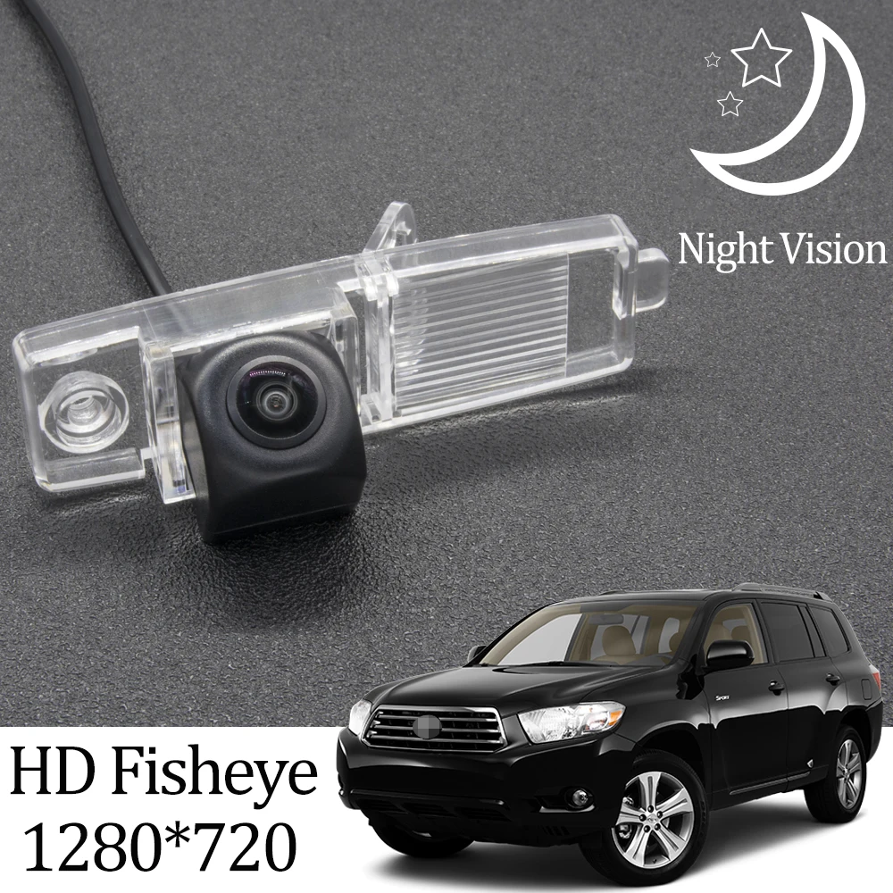 Камера заднего вида рыбий глаз Owtosin HD 1280*720 для TOYOTA high Lander 2003 2004 2005 2006 2007 2008 2009 2010 2011