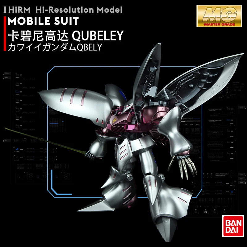 BANDAI MG 1/100 AMX-004 Qubeley Гандам Металл окраска модель сборки экшн игрушки Фигурки Кабинета подарок