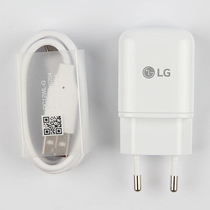 LG G5 EU Plug быстрое дорожное настенное зарядное usb-устройство кабель для LG Nexus G5 V30 V20 G6 F800 F700 H860N H990N MCS-H05WD с тип-c