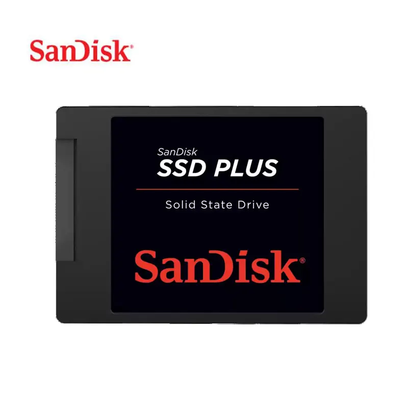 SanDisk-disco duro interno de estado sólido SSD Plus, 120GB, 240GB, 480GB, SATA III, 100%, Original