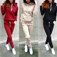 

Women's Hooded Sweatshirt, Simple Sport Set for Autumn, Nov99