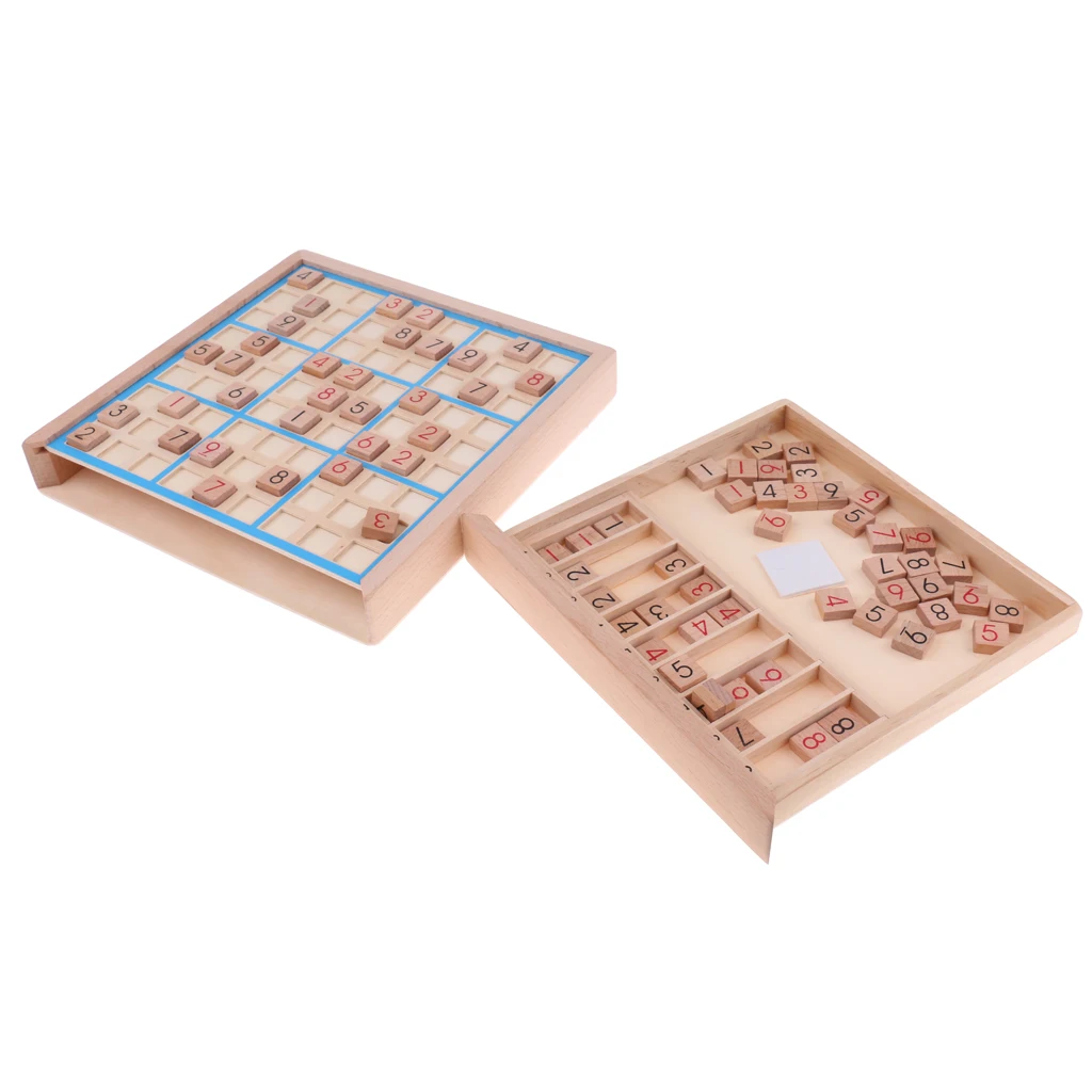 Деревянный номер игра-головоломка шахматные игры Sudoku математические Обучающие детские математические блоки детские подарки игрушки