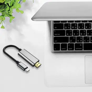 

1.8m USB Type C to HDMI Adapter 4K Cable Cord Home Office Converter for MacBook