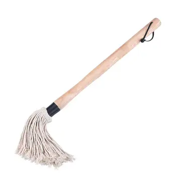

55cm Barbecue Brush Cotton BBQ Basting Mop Barbecue Grill Brushes Long Wooden Sauce Mop Kitchen Outdoor BBQ Tool Supplies