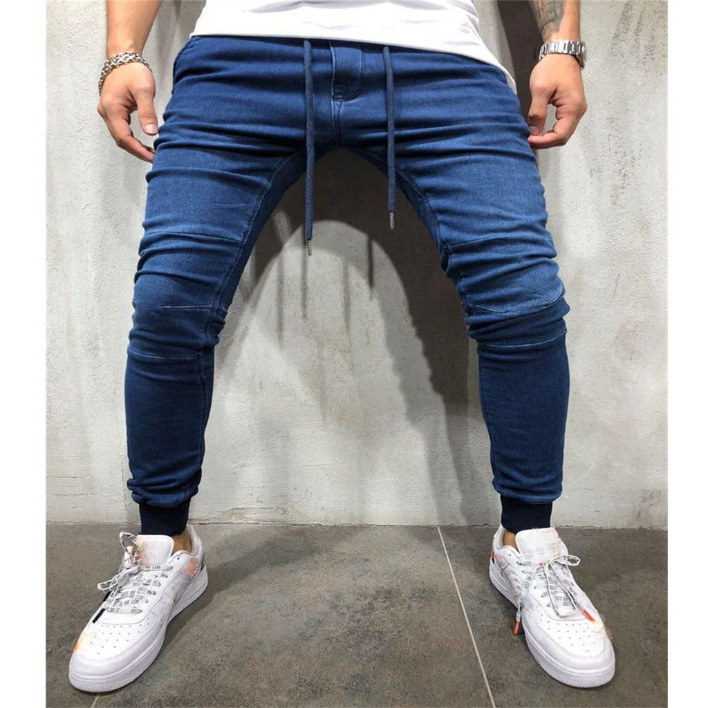Брюки мужские повседневные штаны спортивные штаны хип-хоп pantalon homme тактические Модные Повседневные Удобные мужские на шнуровке новые штаны Z4