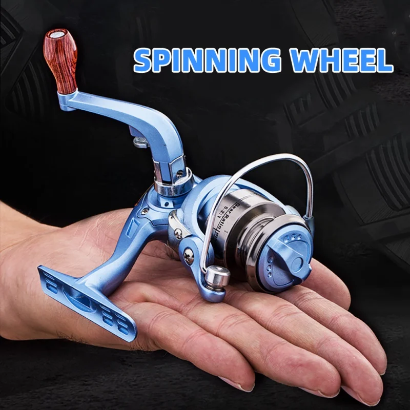 

Mini Stainless Steel All Metal Fishing Reel Squid Ice Fishing Sandpiper Wheel 6.6:1 Gear Ratio Casting Reels