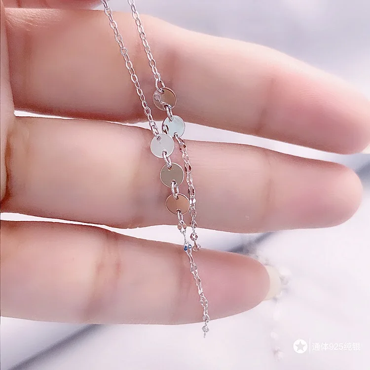 Серьги из стерлингового серебра 925 пробы, модные круглые кисточки, длинные серьги, милые дикие тренды, дикие женские серебряные серьги