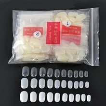 Здоровье и красота 600 шт полное покрытие Короткий раздел окрашенные накладные ногти круглый головной гвоздь советы