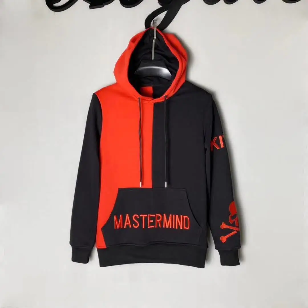 Мужские толстовки с капюшоном Mastermind Kith, новинка, свитшоты с вышивкой и надписью Mastermind Kith, женские пуловеры оверсайз