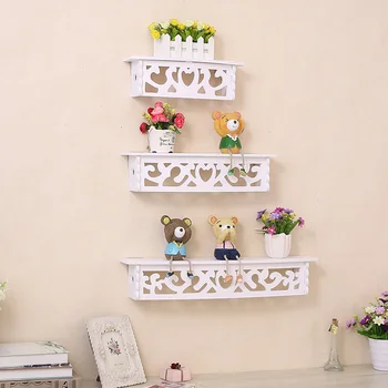

Creative Nordic Living Room Interior Wall Shelf Free Punch Wall Decoration Modern Simple Wall Stall MJ1102