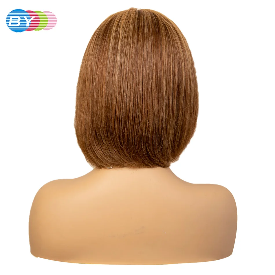 Highlight Wig Human Hair Bob Wig Straight 4x4 Lace Front Human Hair Wigs Brazilian Wig Short Human Hair Bob Wigs Tpart Ombre Wig