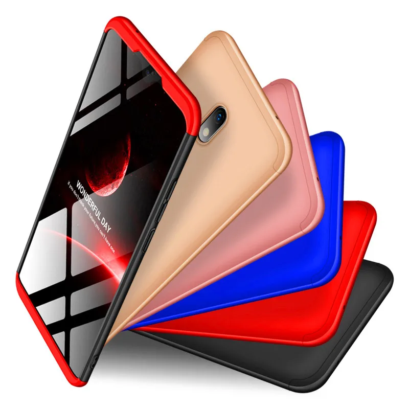 Redmi 8 8A чехол Redmi8 360 градусов полное покрытие защищенный Матовый Жесткий для Xiaomi