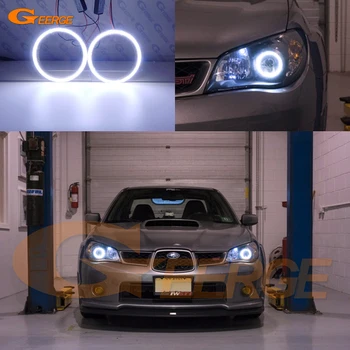 

For Subaru Impreza WRX STI 2006 2007 Excellent Ultra bright DRL COB led angel eyes kit halo rings car Accessories